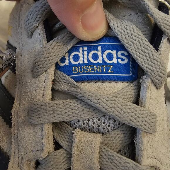 Adidas Busenitz Grey Navy Gum Suede Skate Shoes Sneakers Men 8.5 Women 10 main image 8